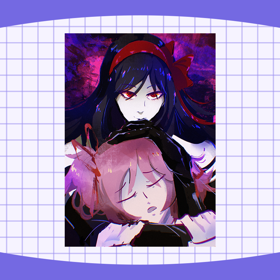 Puella Magi Madoka Magica Rebellion A4 Print