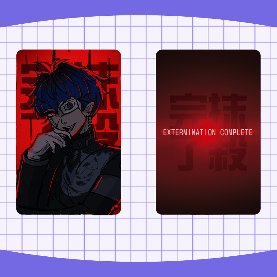 The Hundred Line I Double-sided Photocard: Yugamu Omokage