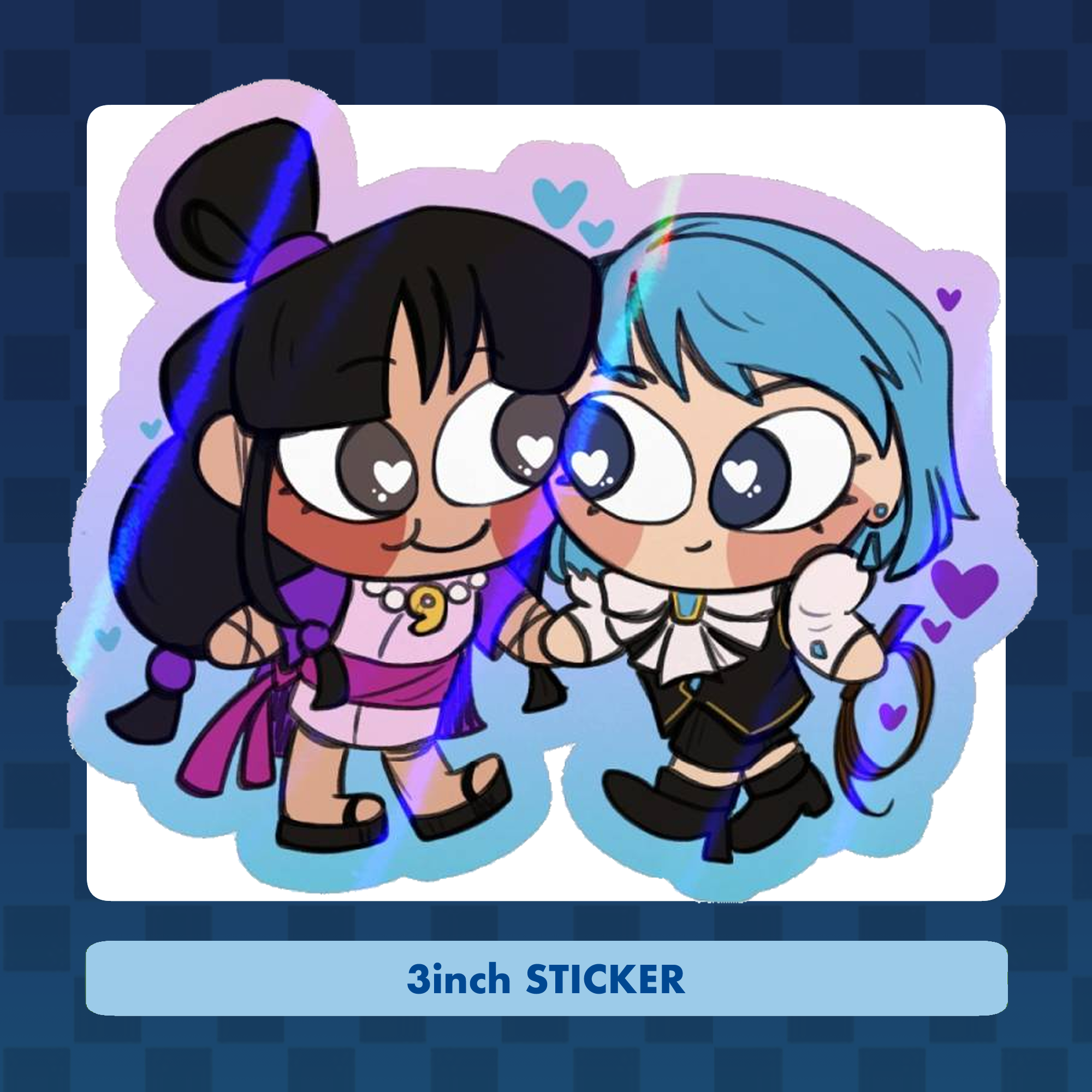 Franmaya Colored Edge Die Cut Stickers