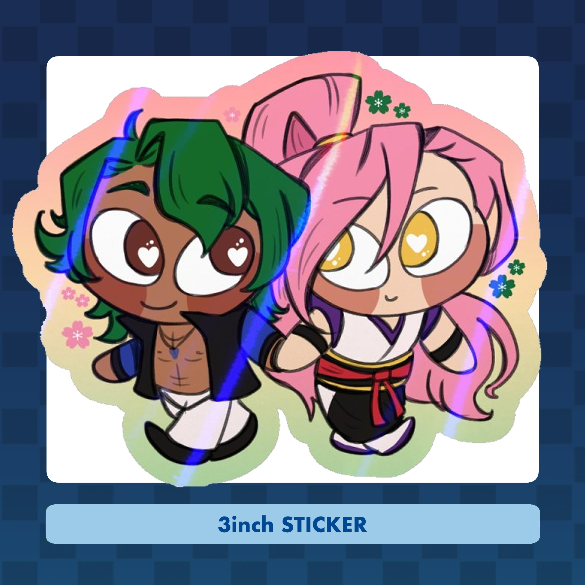 Matchablossom - Sk8 The Infinity - Colored Edge Die Cut Stickers