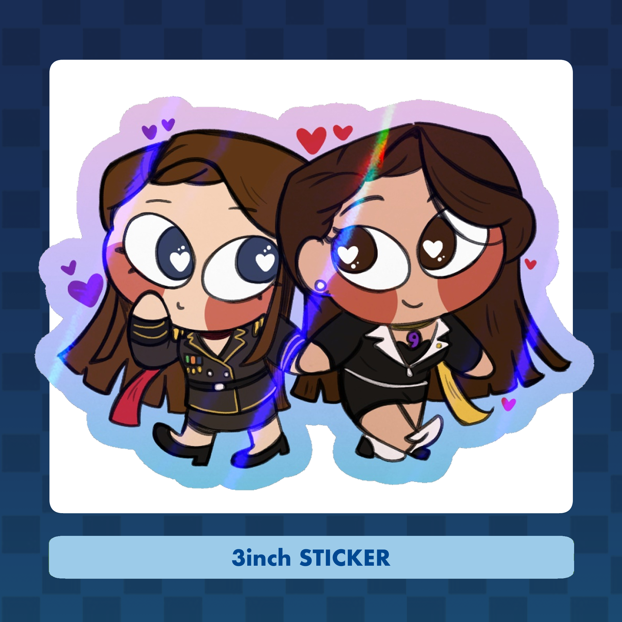 Lanamia - Ace Attorney - Colored Edge Die Cut Stickers