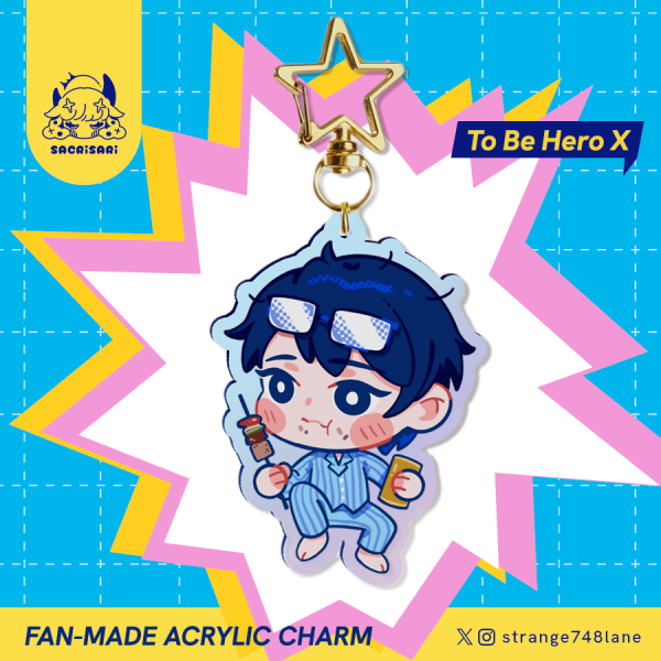 TBHX Civilian X BBQ and Beer Rainbow Acrylic Keychains