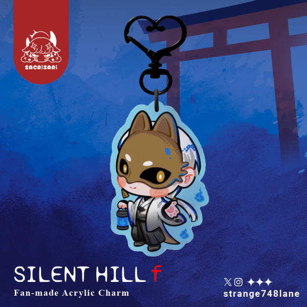 Silent Hill F Fox Mask Kotoyuki Acrylic Keychain
