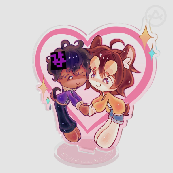 Glitch Duo Clear Acrylic Standee!