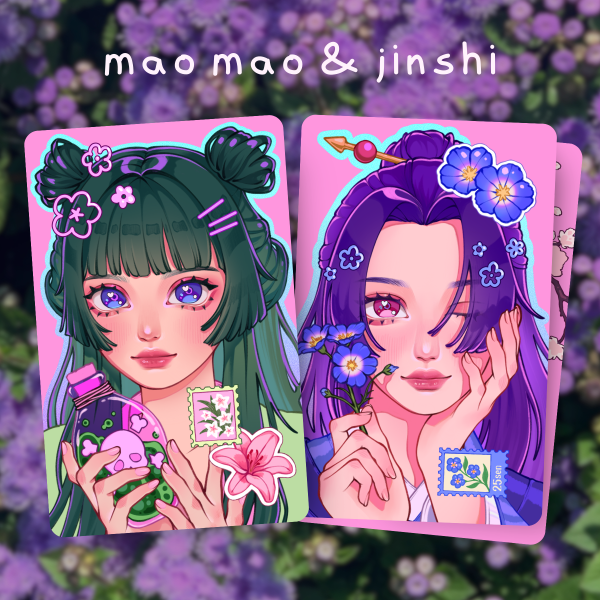 MaoMao & Jinshi Holo Photocard [Apothecary Diaries]