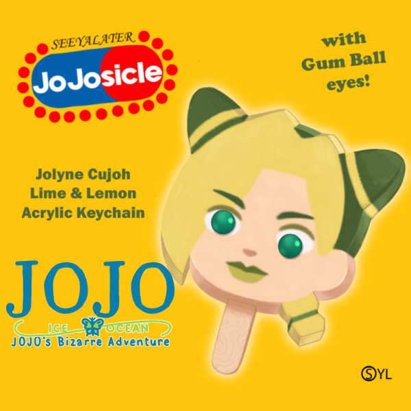 [JJBA] Jolyne Popsicle Keychain
