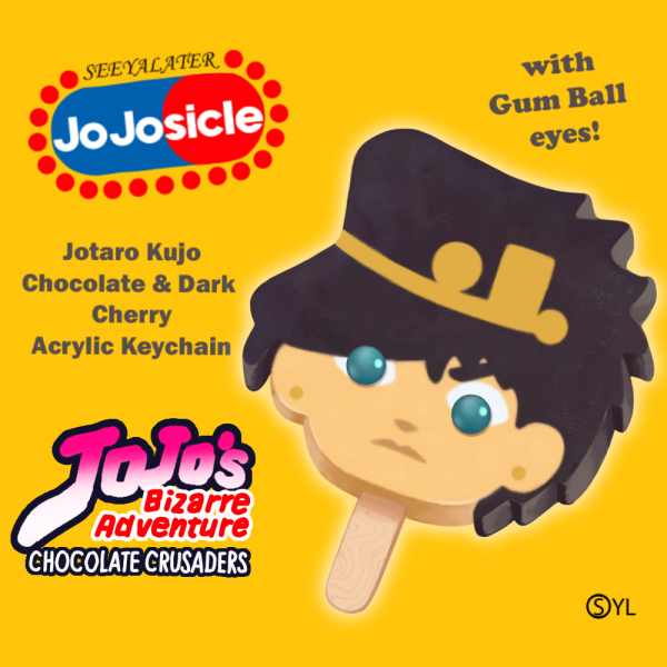 [JJBA] Jotaro Popsicle Keychain