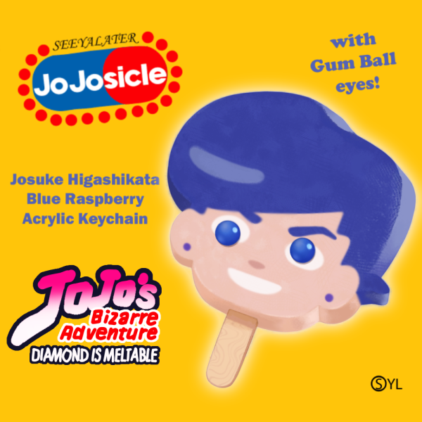 [JJBA] Josuke Popsicle Keychain