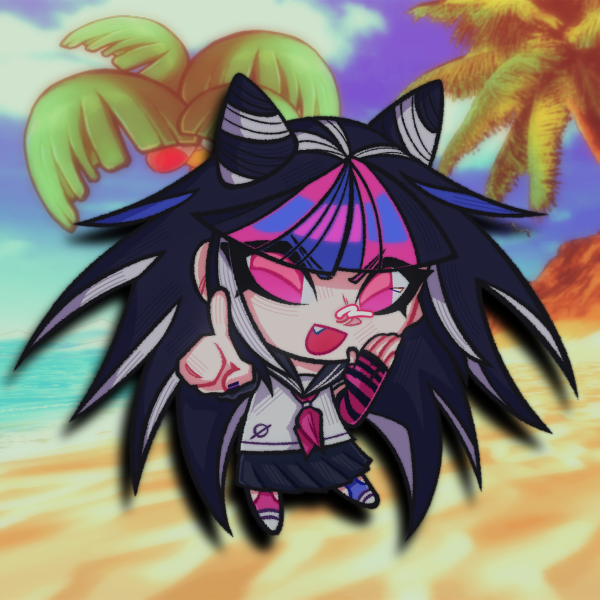 Ibuki Mioda Clear Acrylic Keychain