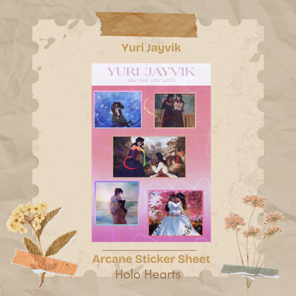 Yuri Jayvik Arcane Stickers Sheet
