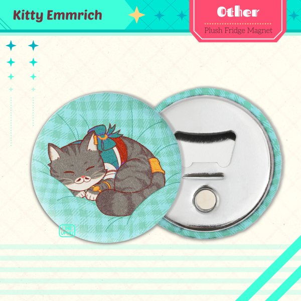 Kitty Emmrich - Meepy (plush fridge magnet)