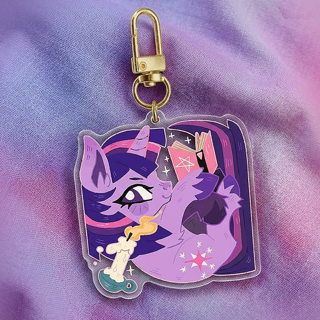 Twilight Cube Keychain