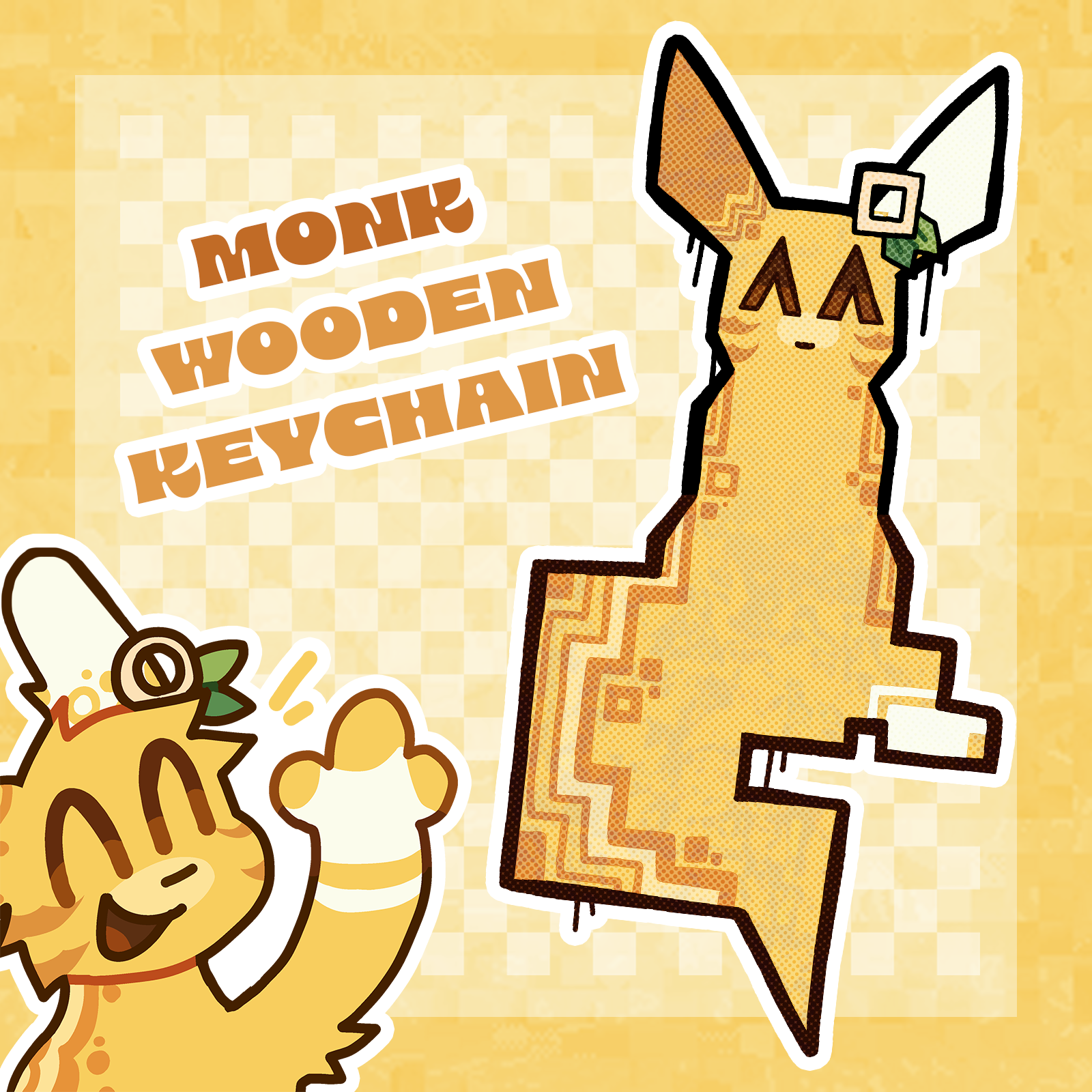 [RW] Monk Graffiti Keychain