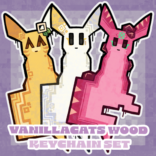 [RW] Vanilla Graffiti Keychain Set