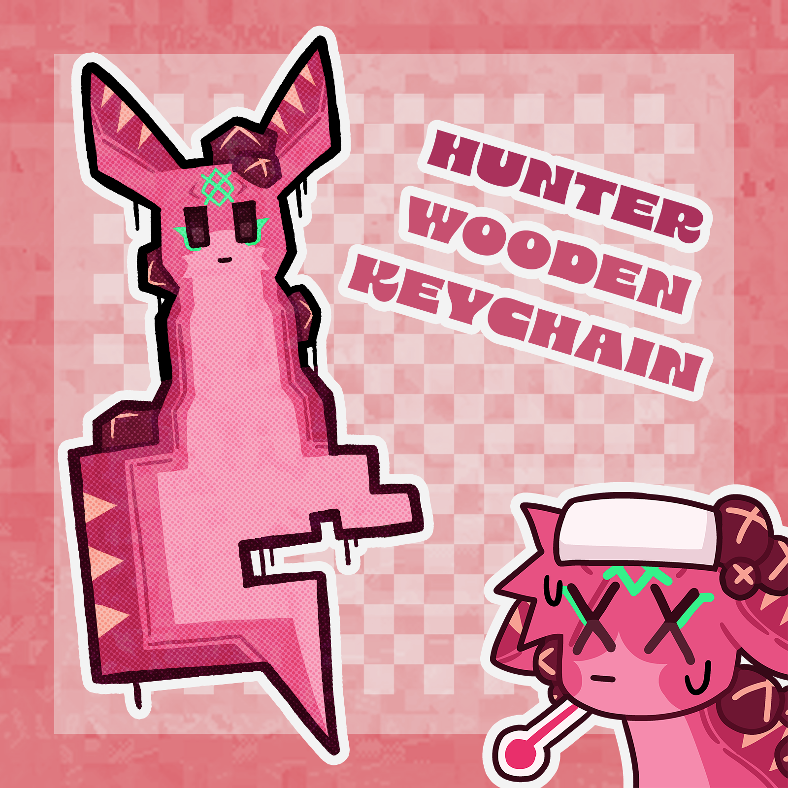 [RW] Hunter Graffiti Keychain