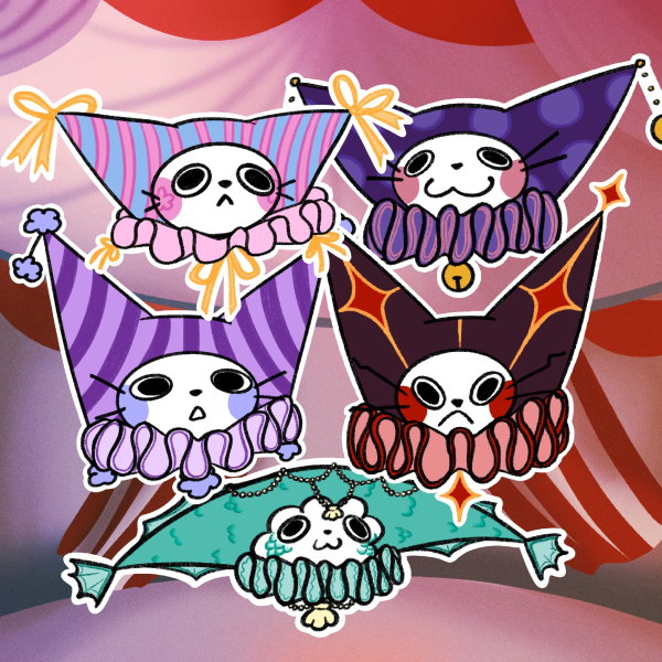Clown Cat Circus Set 2