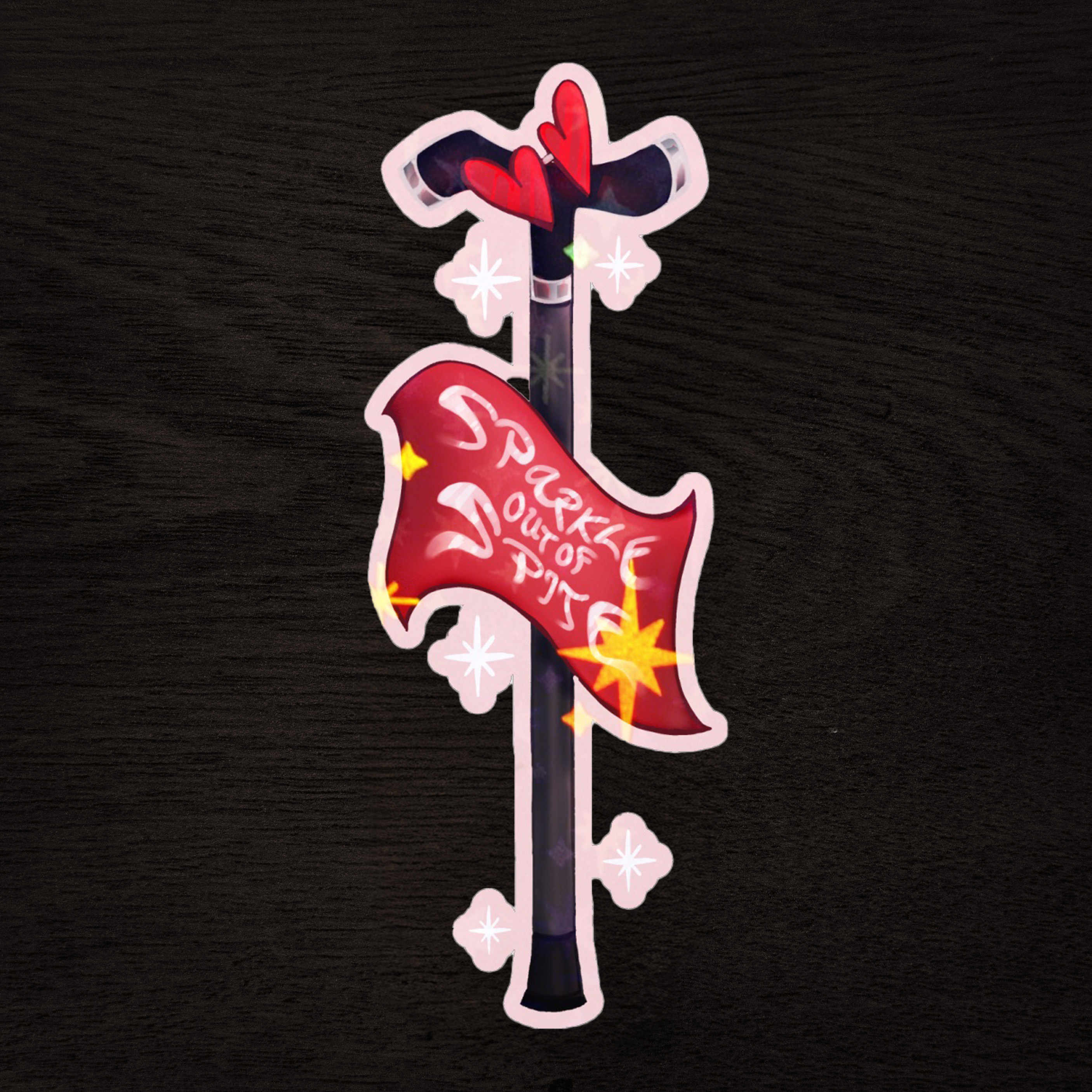 Chaos Canes Holographic stickers ✦ Sparkle
