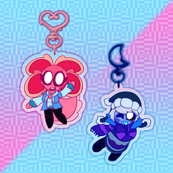 Icy Sea of Love Keychain Set
