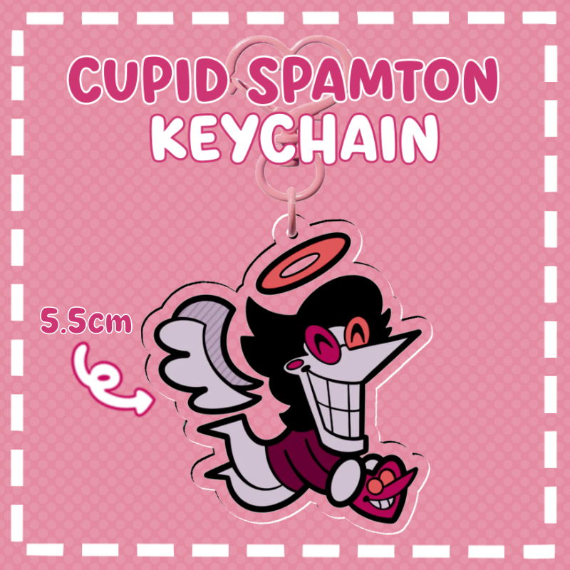 DELTARUNE Cupid Spamton Keychain