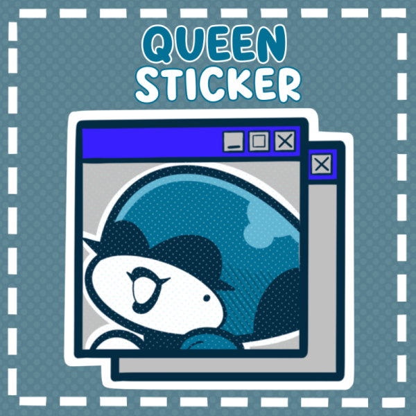 DELTARUNE Queen Sticker