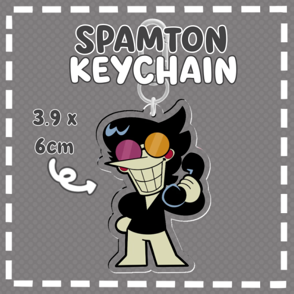 DELTARUNE Spamton Keychain