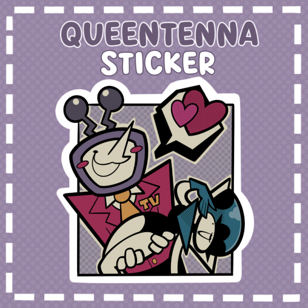 DELTARUNE Queentenna Sticker