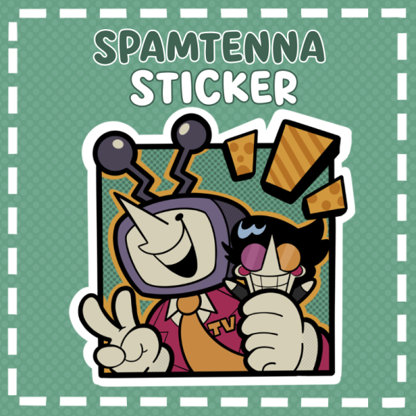 DELTARUNE Spamtenna Sticker