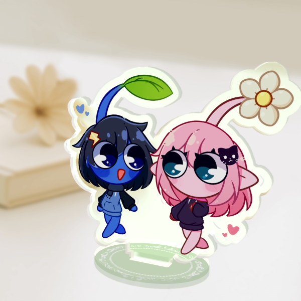 Pikmin Lai and d3nki Standee