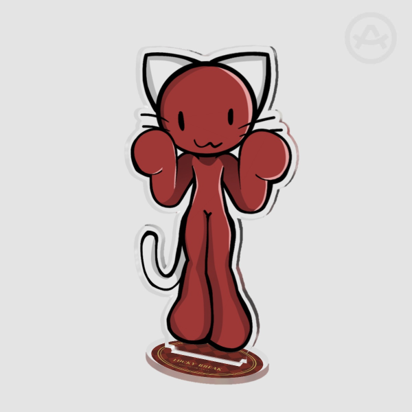 Red Acrylic Standee