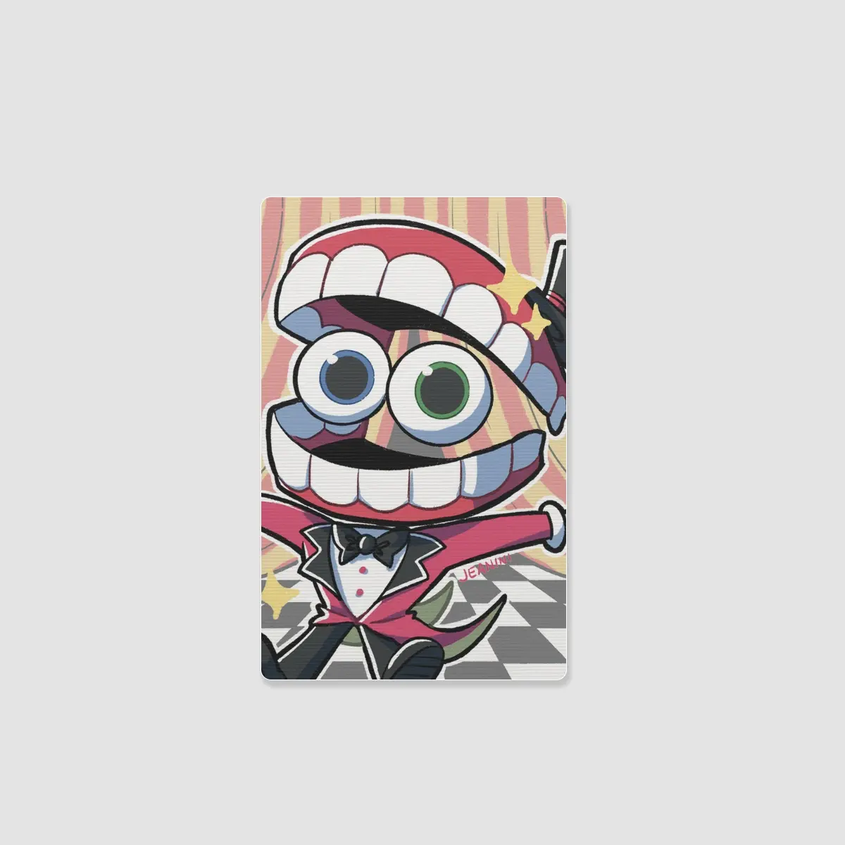 Lenticular Caine photocard