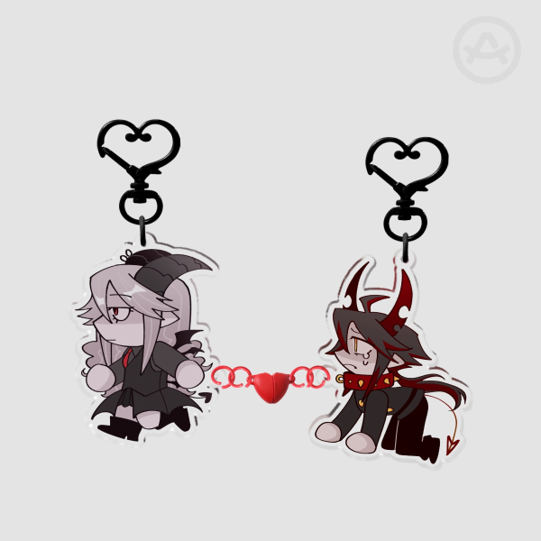 Walking Ivlis Reficul Ver. Acrylic Magnet Keychain Set