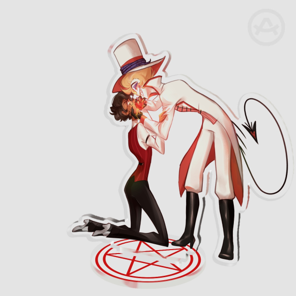 Human Alastor and Pilot Lucifer Standee