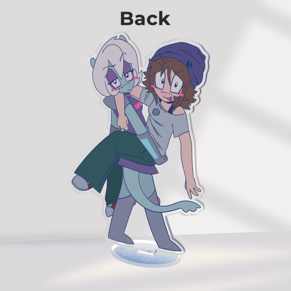 Vera And Jordon Clear Acrylic Standee