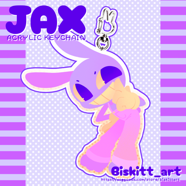 THE AMAZING DIGITAL CIRCUS -Jax Keychain