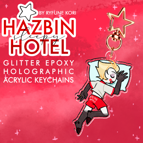 Sleepy HH Keychain - Lucifer