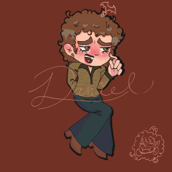 Young Daniel IWTV Acrylic Keychain