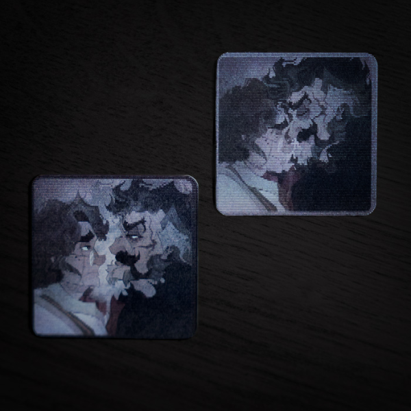 Messy Specks ✦ Lenticular Sticker ✦ Rick and FJ