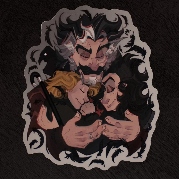 Sweet Misfits ✦ Glossy PET transparent Stickers ✦ Rick and the Kids