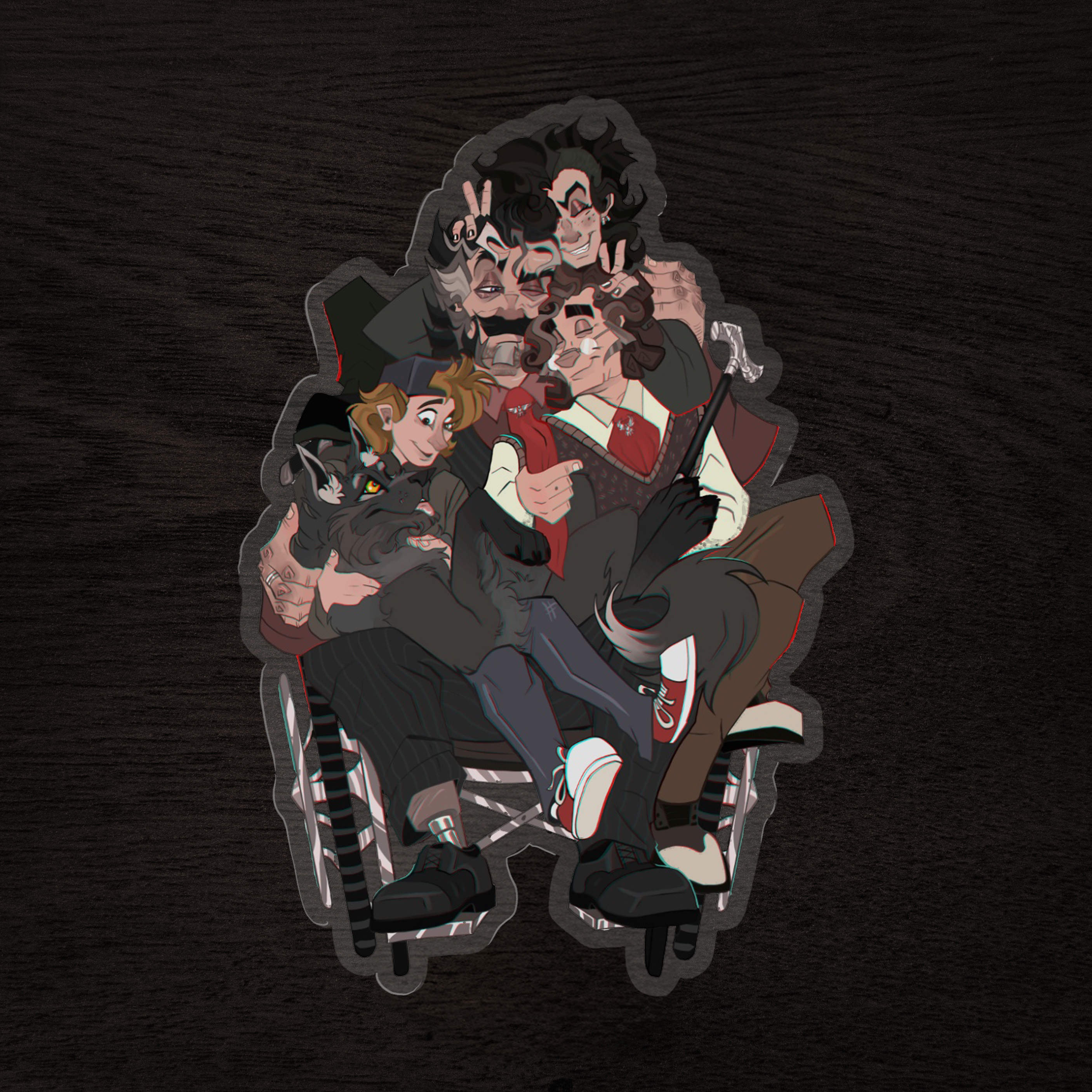 Sweet Misfits ✦ Glossy PET transparent Stickers ✦ Kostrovs