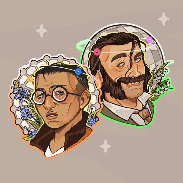 [DE] Harry + Kim Holo Sticker Set