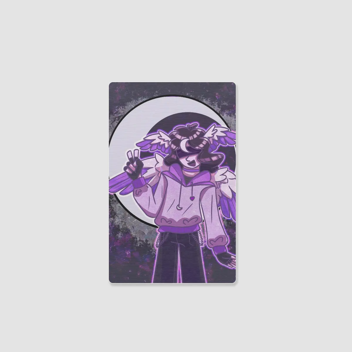 Heart Lenticular card CCCC