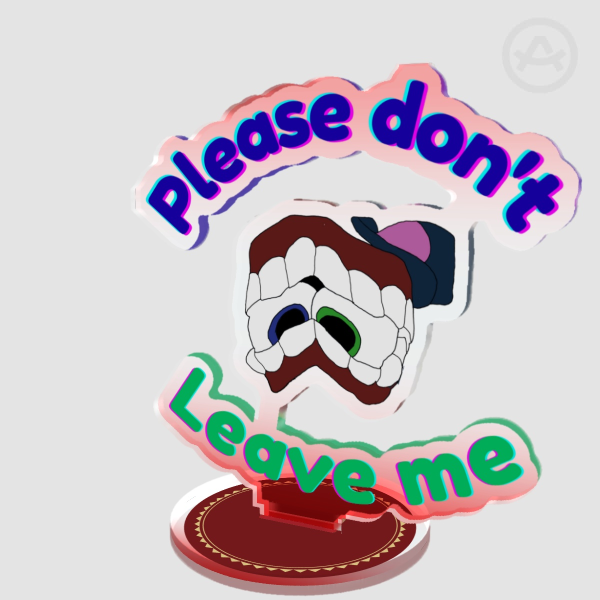 Colored Edge Acrylic Standees