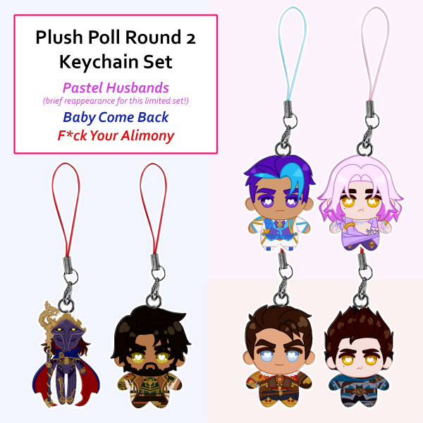 Jayvik : Plush Poll Round 2 Keychain Set