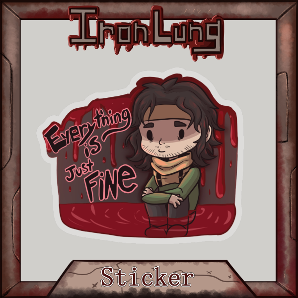 Iron Lung Simon Sticker
