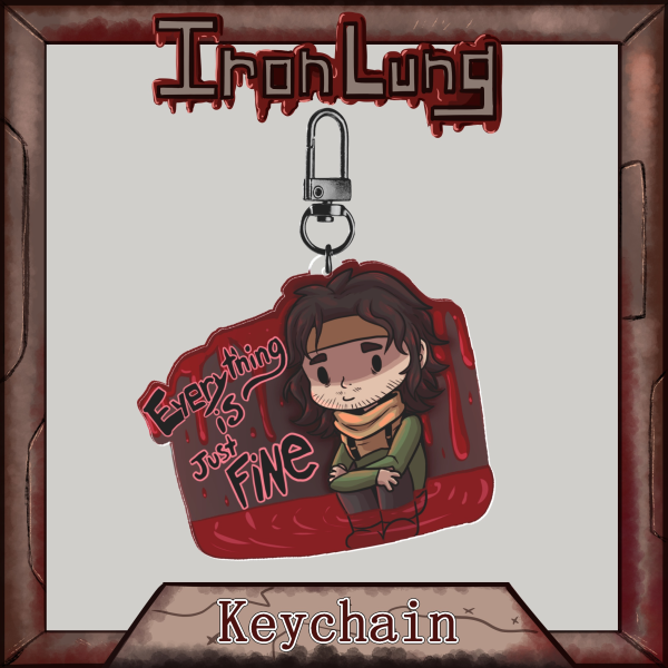 Iron Lung Simon Keychain