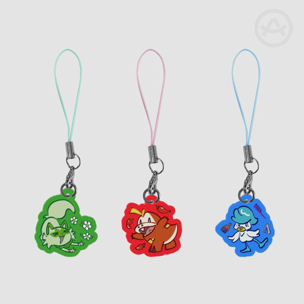 Paldea Starters Phone Charms