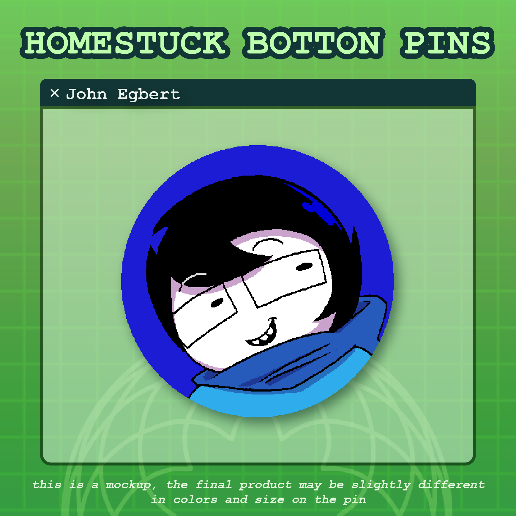 JOHN (Button Pins)