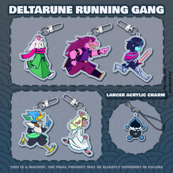 DELTARUNE RUNNING GANG