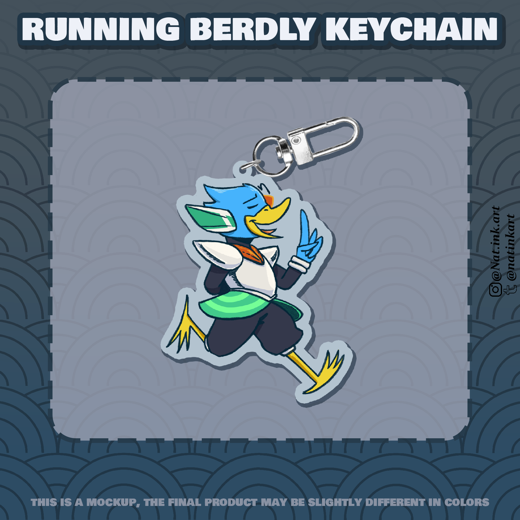 BERDLY Acrylic Keychains