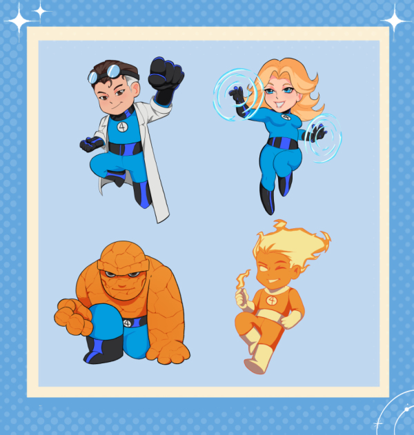 The Four Superheroes